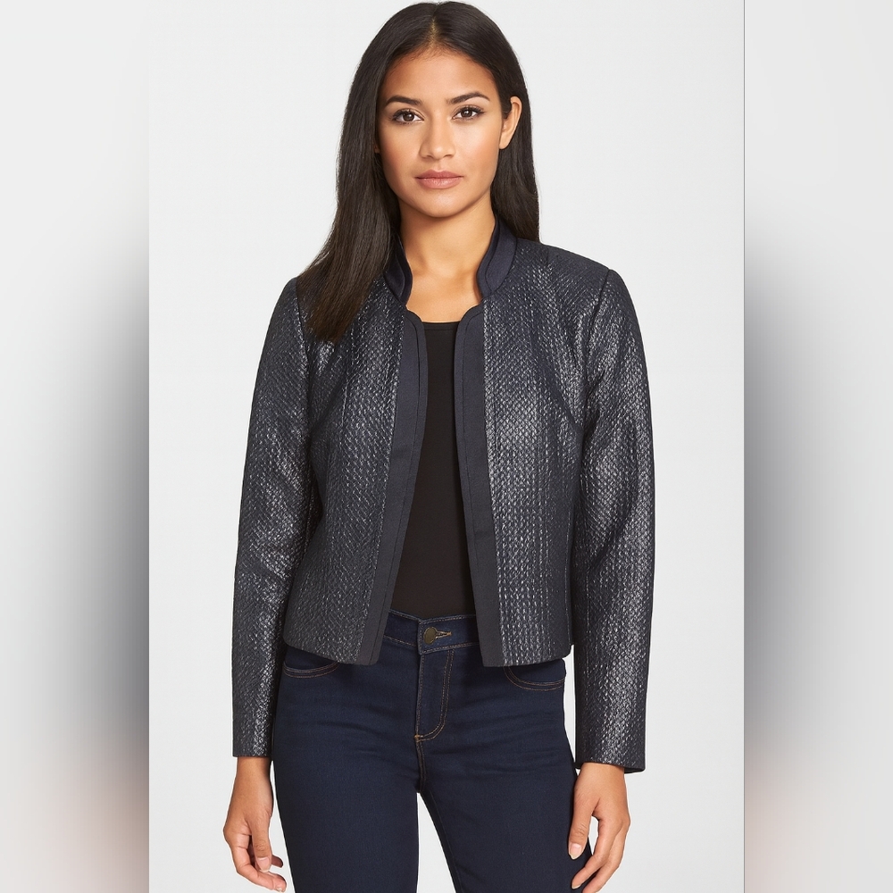 NINE WEST - METALLIC BLAZER SIZE 4 - Picture 1 of 7
